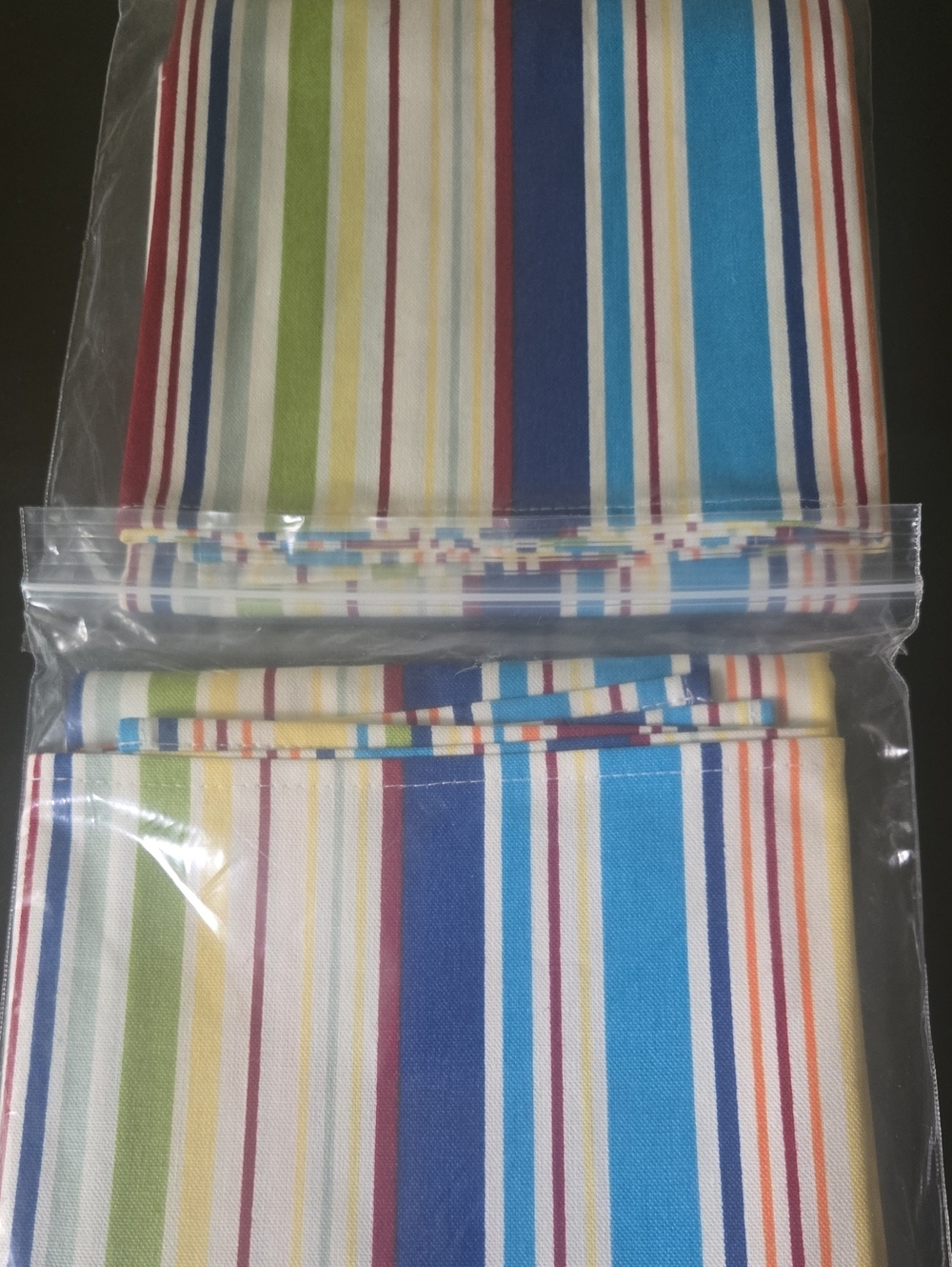 Longaberger Sunny Day Stripe Napkins - Picture 4 of 5